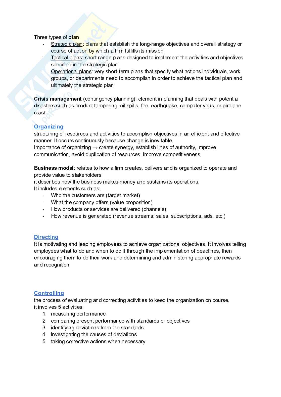 Appunti esame Management and principles of accounting Pag. 21