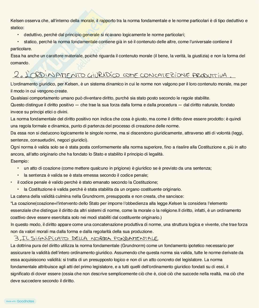 Riassunto esame Filosofia del diritto, Prof. Campanale Anna Maria, libro consigliato Dottrina pura del diritto , Kelsen Pag. 2