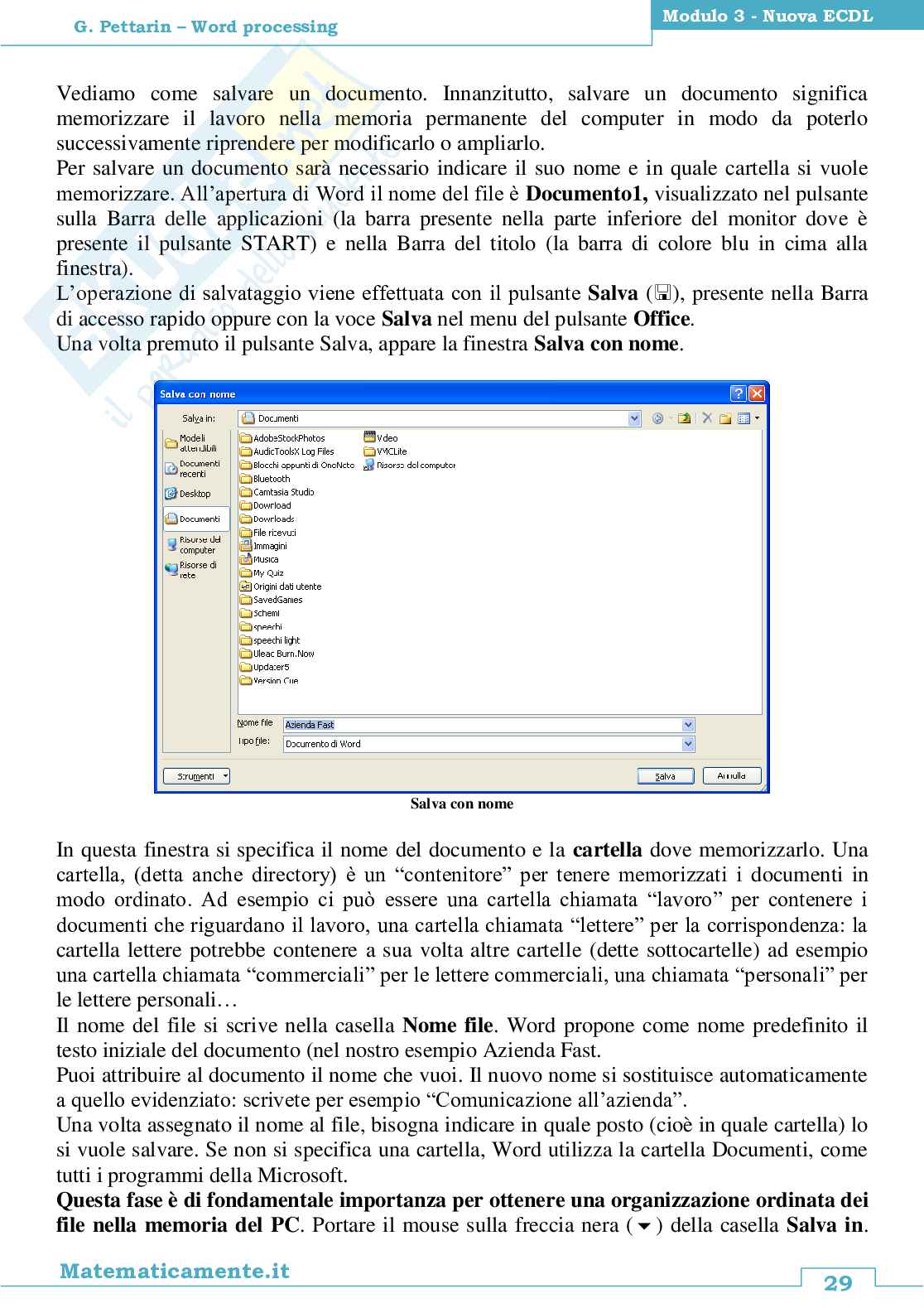 Nuova ECDL modulo 3: Word processing ebook Pag. 31