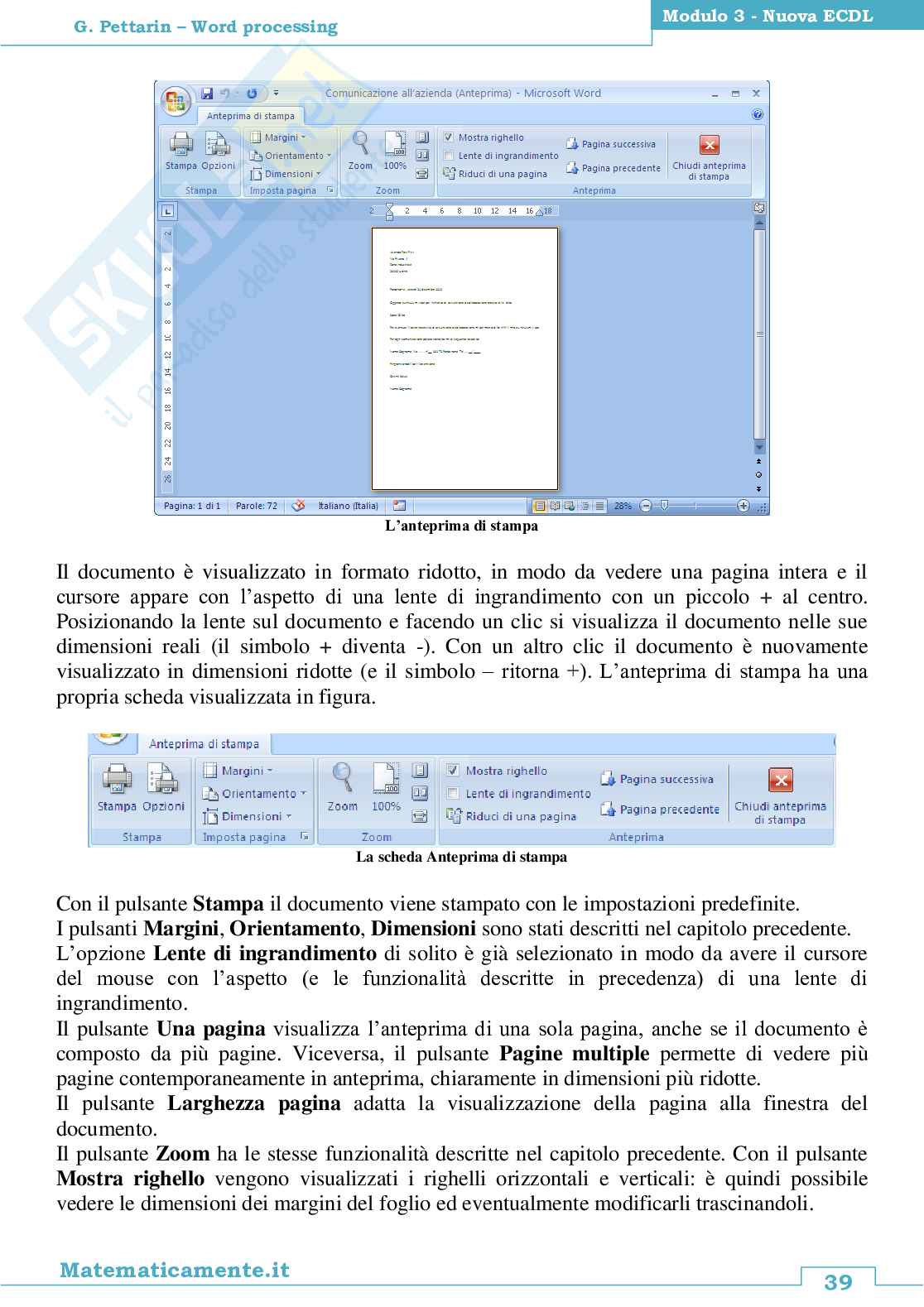 Nuova ECDL modulo 3: Word processing ebook Pag. 41