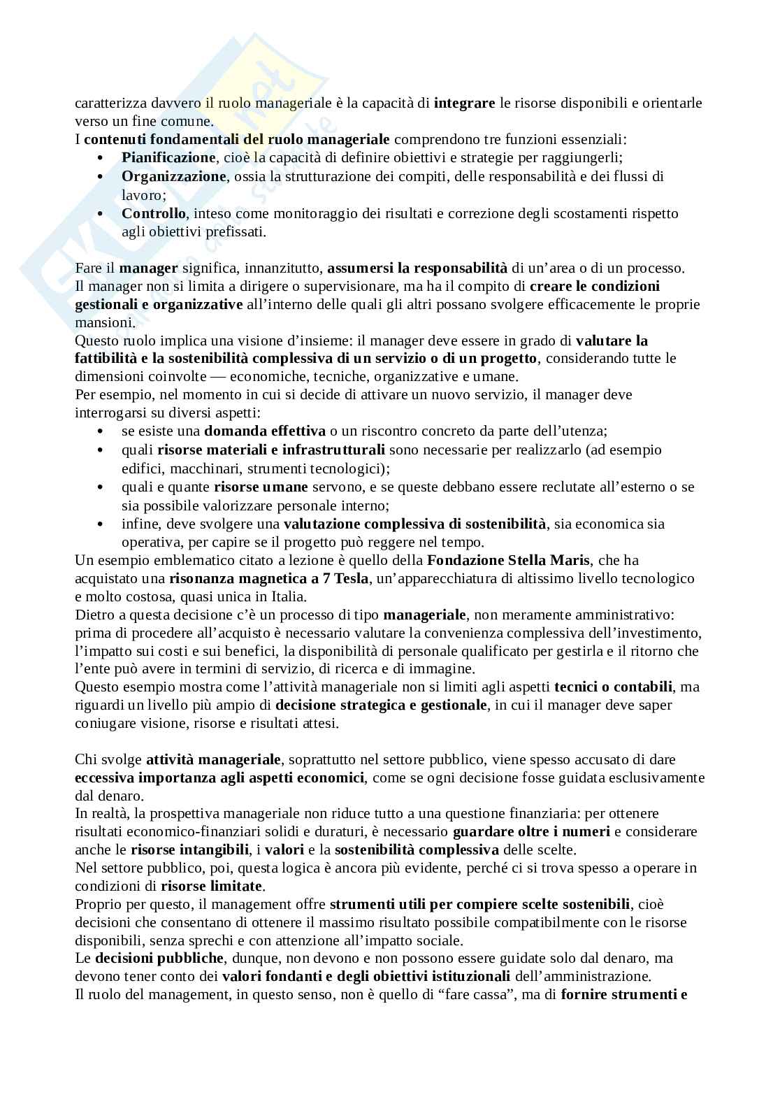 Economia delle aziende e delle amministrazioni pubbliche Pag. 31