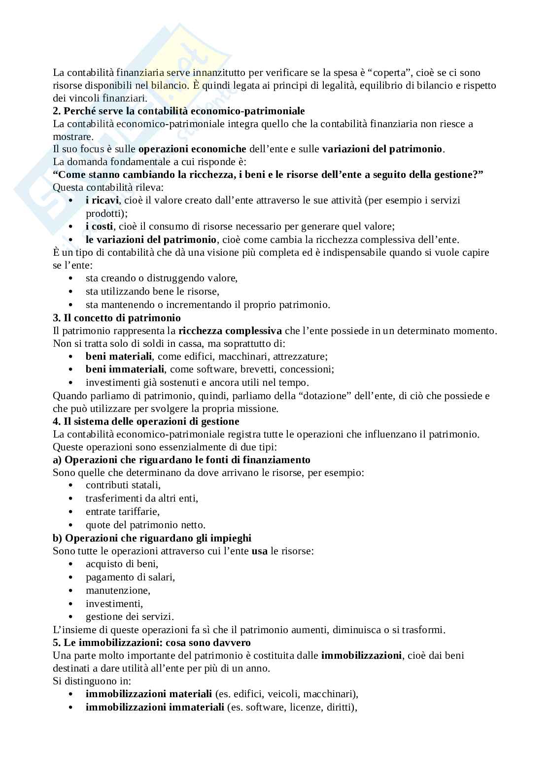 Economia delle aziende e delle amministrazioni pubbliche Pag. 46