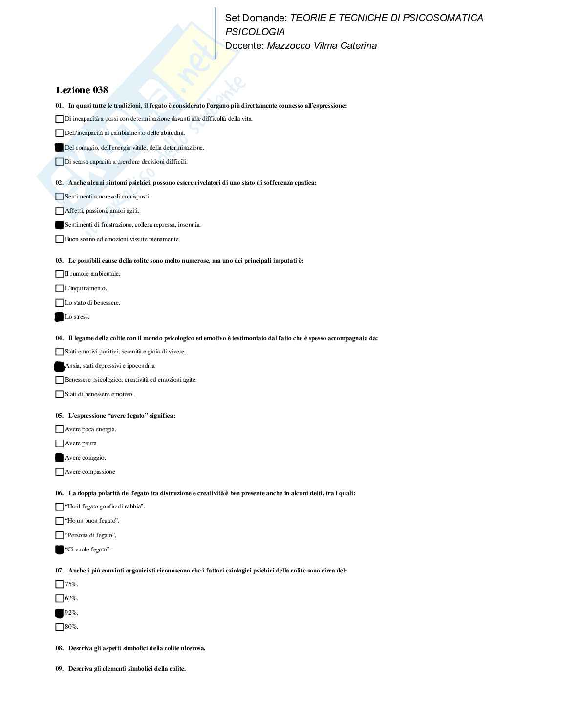 Paniere nuovo completo di Teorie e tecniche di psicosomatica (2025) Pag. 41