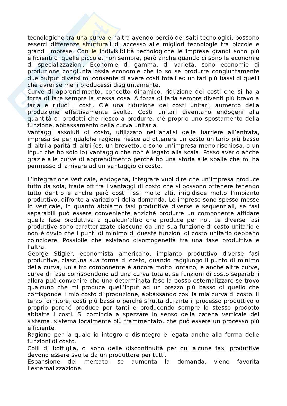 Appunti lezioni Economia industriale Pag. 2