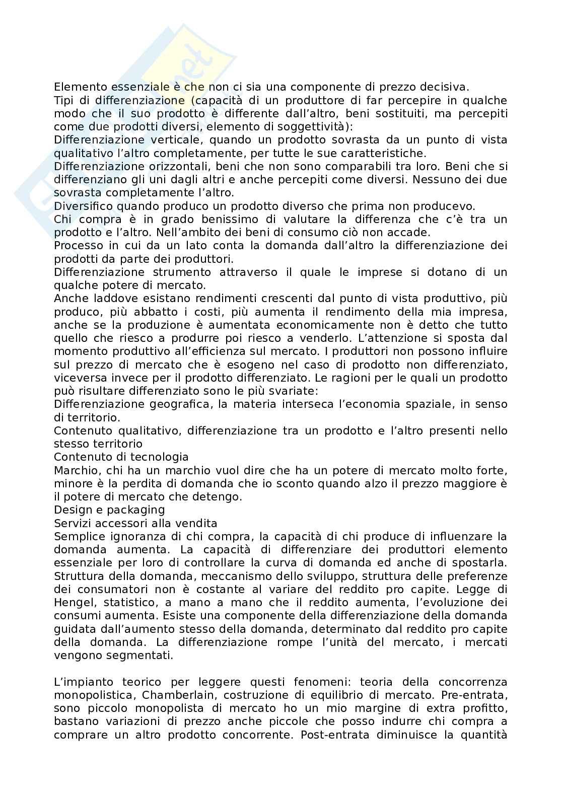 Appunti lezioni Economia industriale Pag. 6