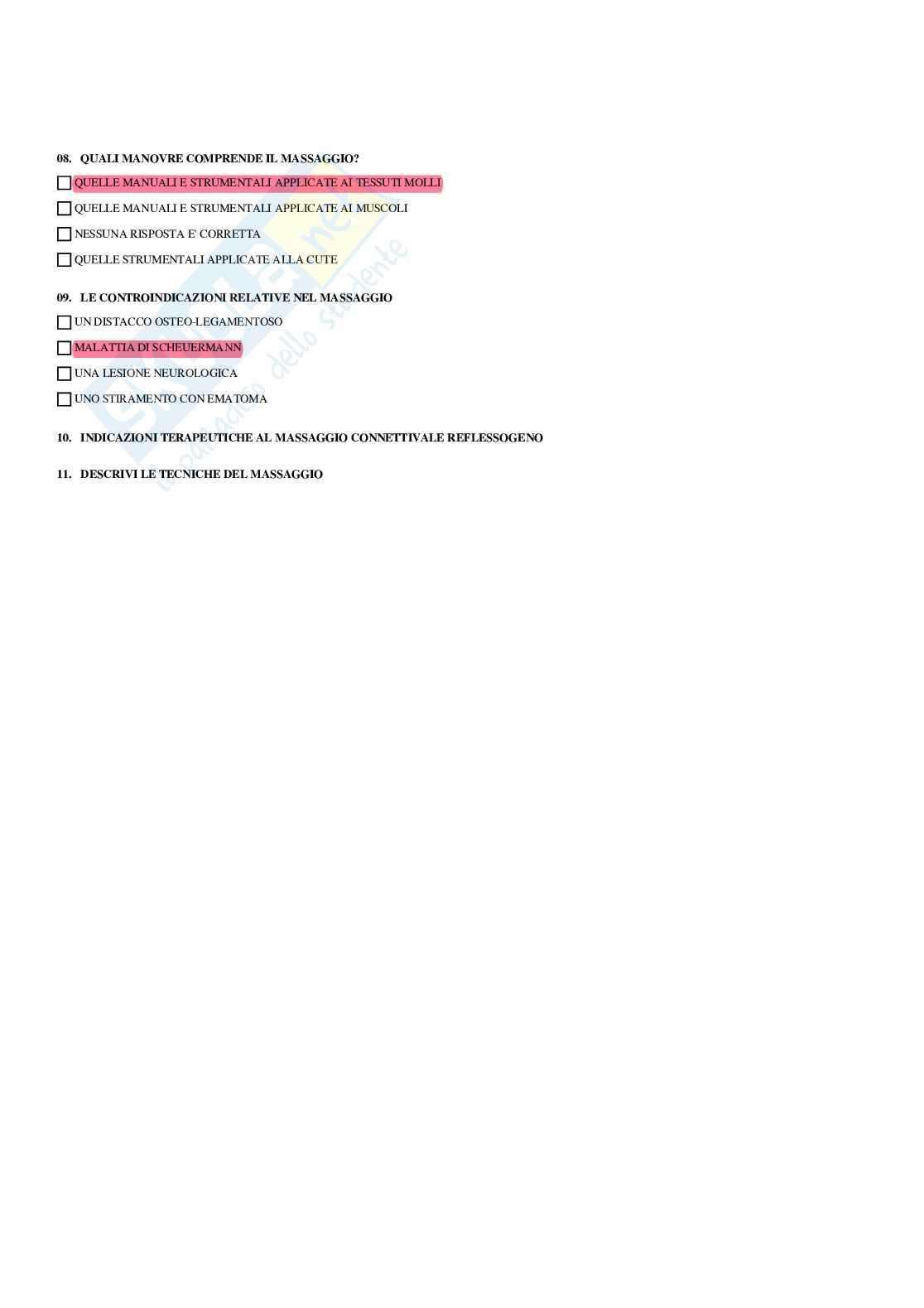 Paniere Medicina fisica e riabilitativa (2026) - Risposte multiple corrette Pag. 71