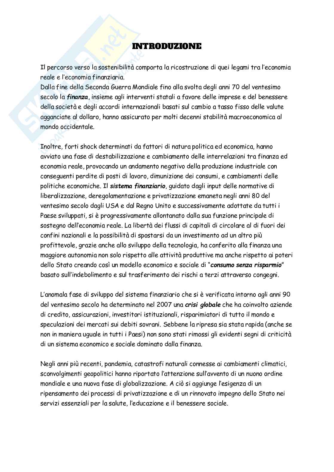 Riassunto esame Geografia economica, Prof. Conti Puorger Adriana, libro consigliato Geografia finanziaria, temi emergenti nel mondo in cambiamento, Lucia Pag. 1