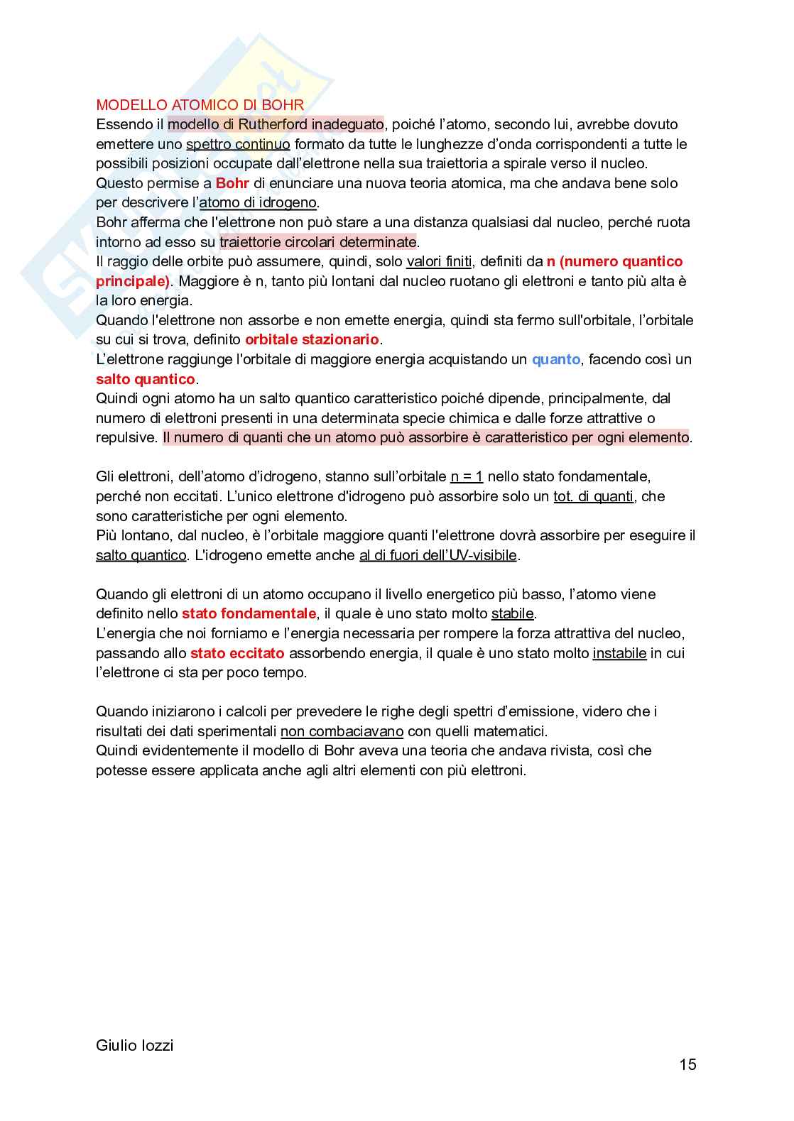 Chimica generale e inorganica Pag. 16