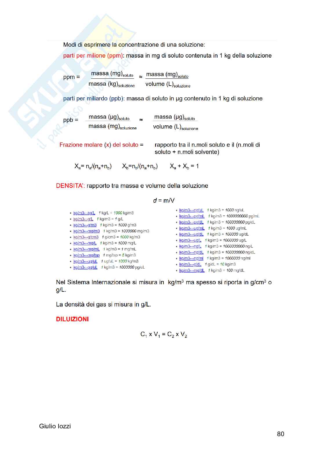 Chimica generale e inorganica Pag. 81