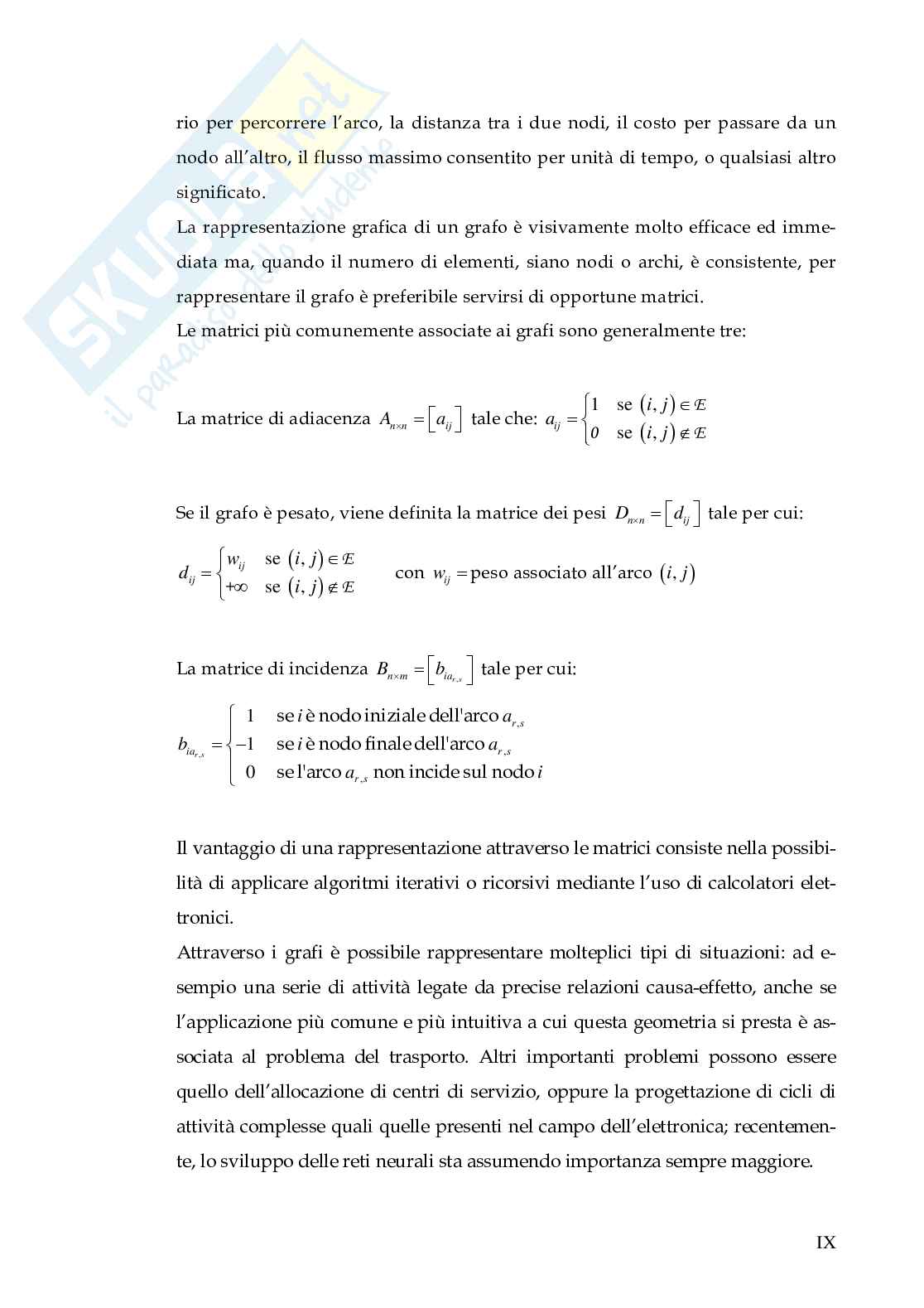 Il problema del cammino minimo in reti multiobiettivo Pag. 11
