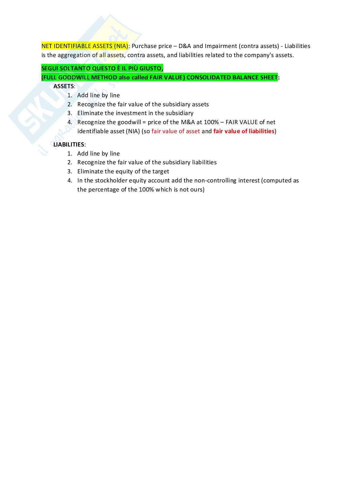 Riassunti Accounting Finance and Control Pag. 46