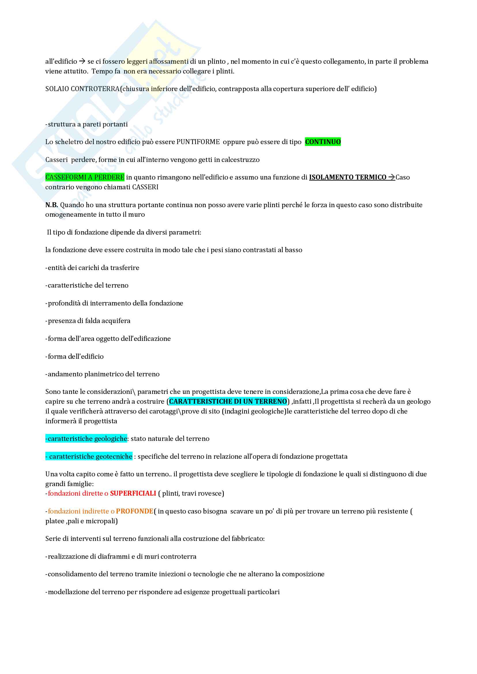 Appunti di Fondamenti di Tecnologia dell'Architettura Pag. 2