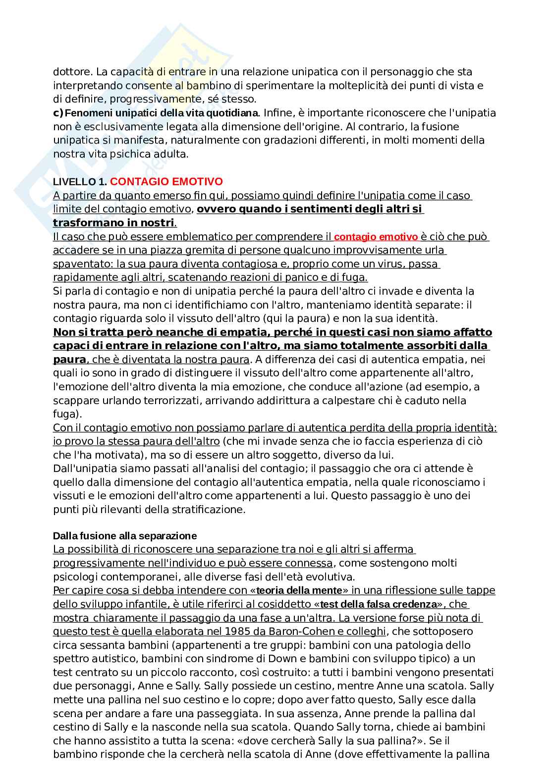Riassunto esame Storia dell'antropologia , Prof. Ventura Rossella, libro consigliato Manuale di filosofia, Donise Pag. 16