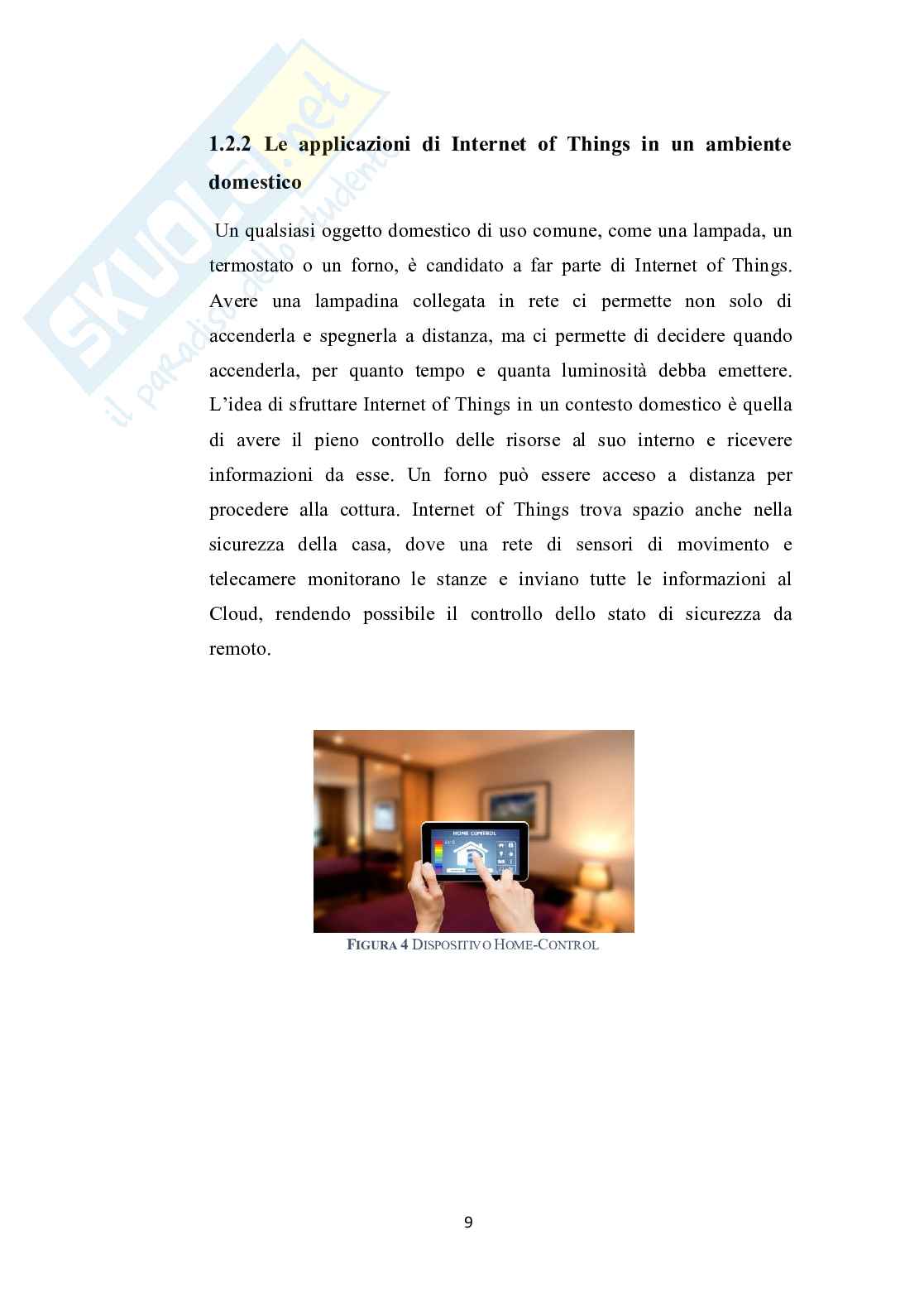 Soluzioni basate sull’Internet delle Cose in uno scenario domestico assistito mediante tecnologie wireless Pag. 16