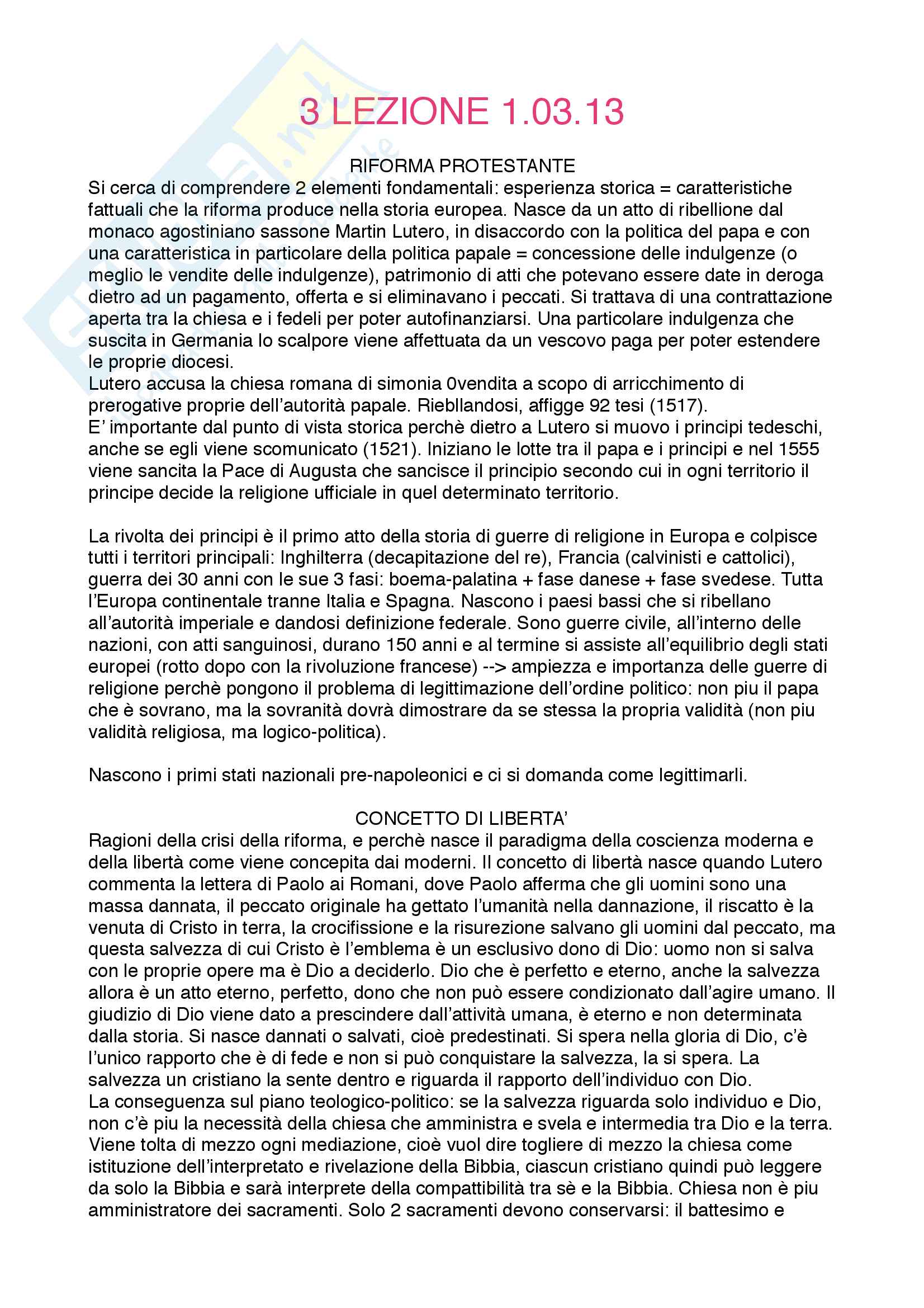 Storia delle dottrine politiche Pag. 6