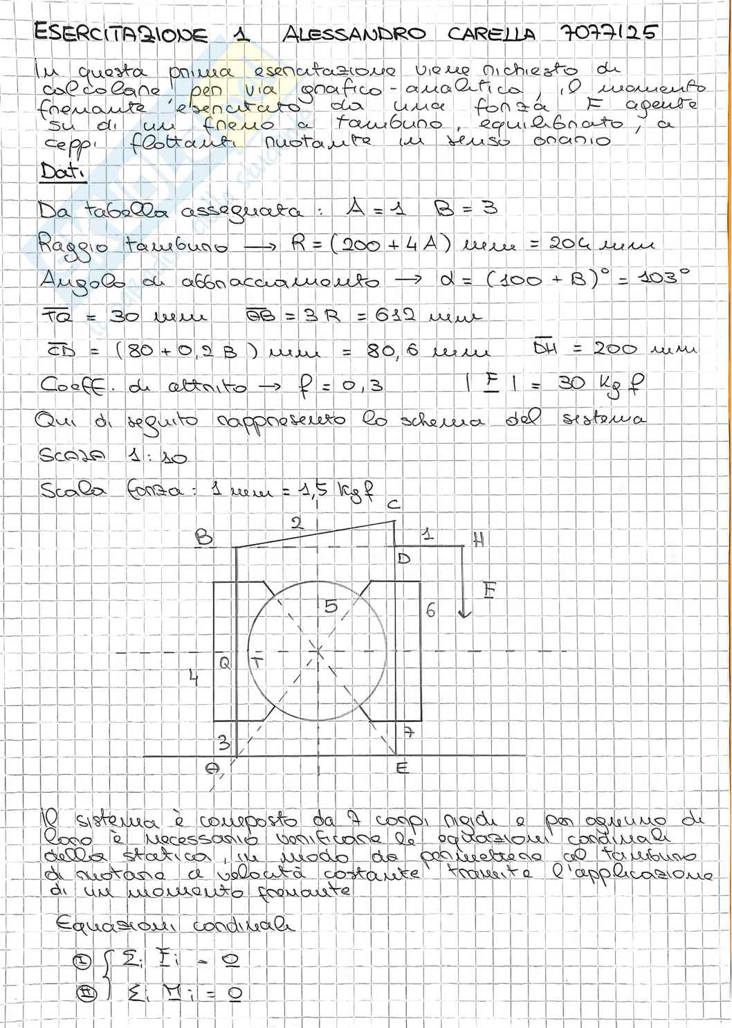 Tavola1 Laboratorio di meccanica applicata alle macchine Pag. 1
