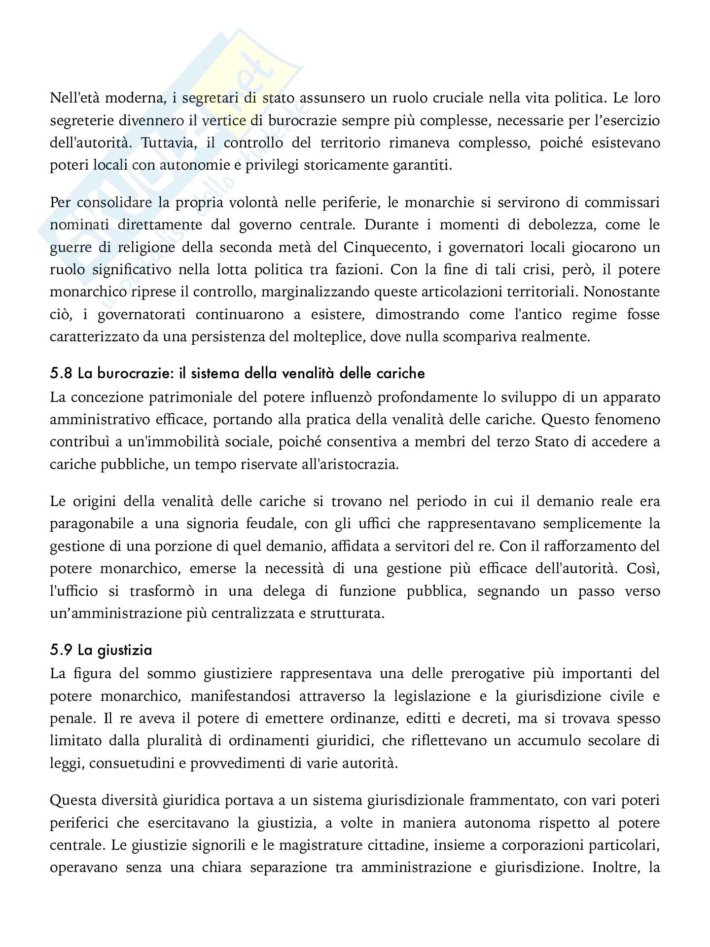 Riassunto esame Storia contemporanea, Prof. Carnevale Diego, libro consigliato Storia moderna, Vittorio Criscuolo Pag. 36