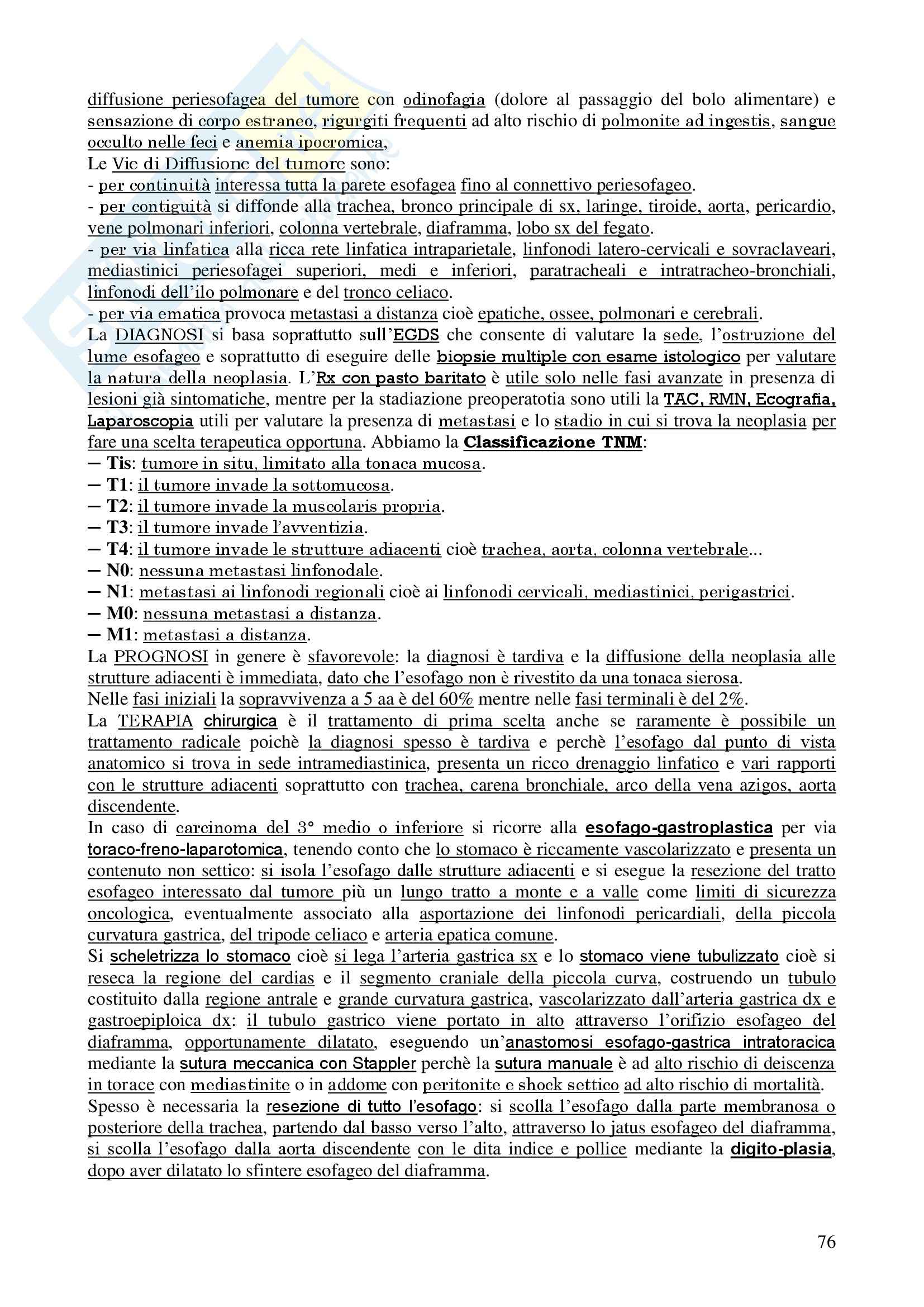 Chirurgia - chirurgia generale - Appunti Pag. 76