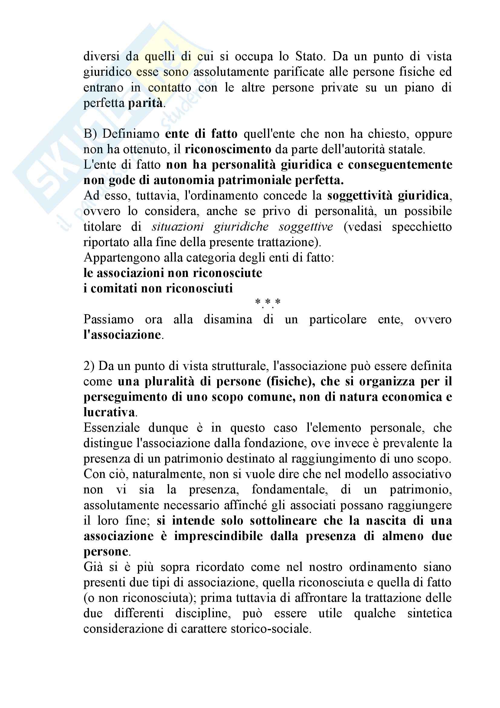 Riassunto esame Istituzioni di Diritto Privato, prof. Casnici Pag. 36