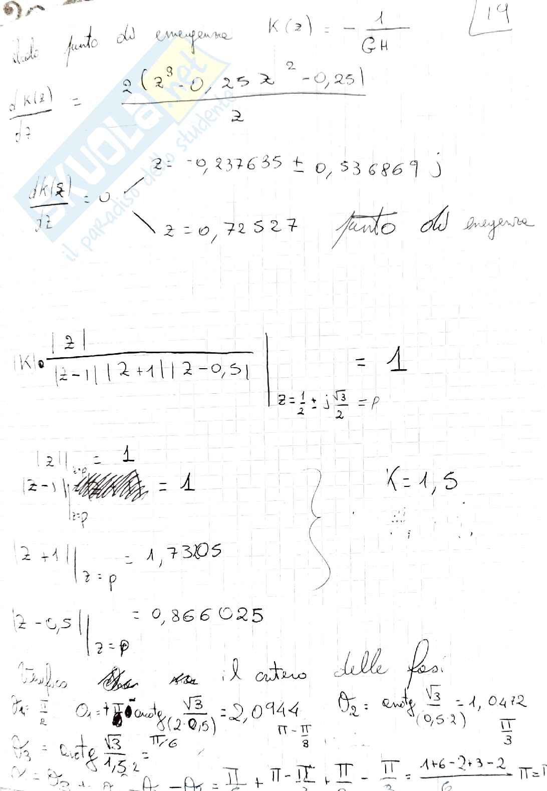 Appelli esercizi svolti con formulario Controllo digitale Pag. 26