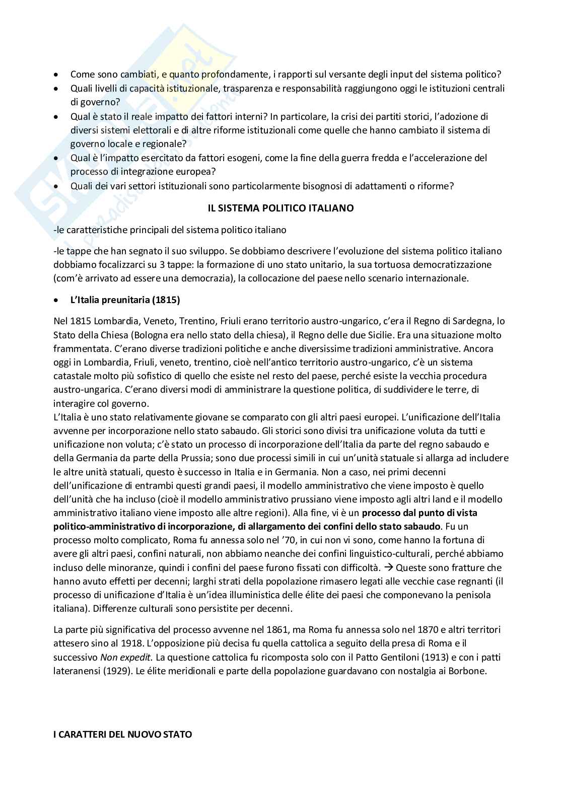 Appunti - Scienza politica (primo parziale) Pag. 6