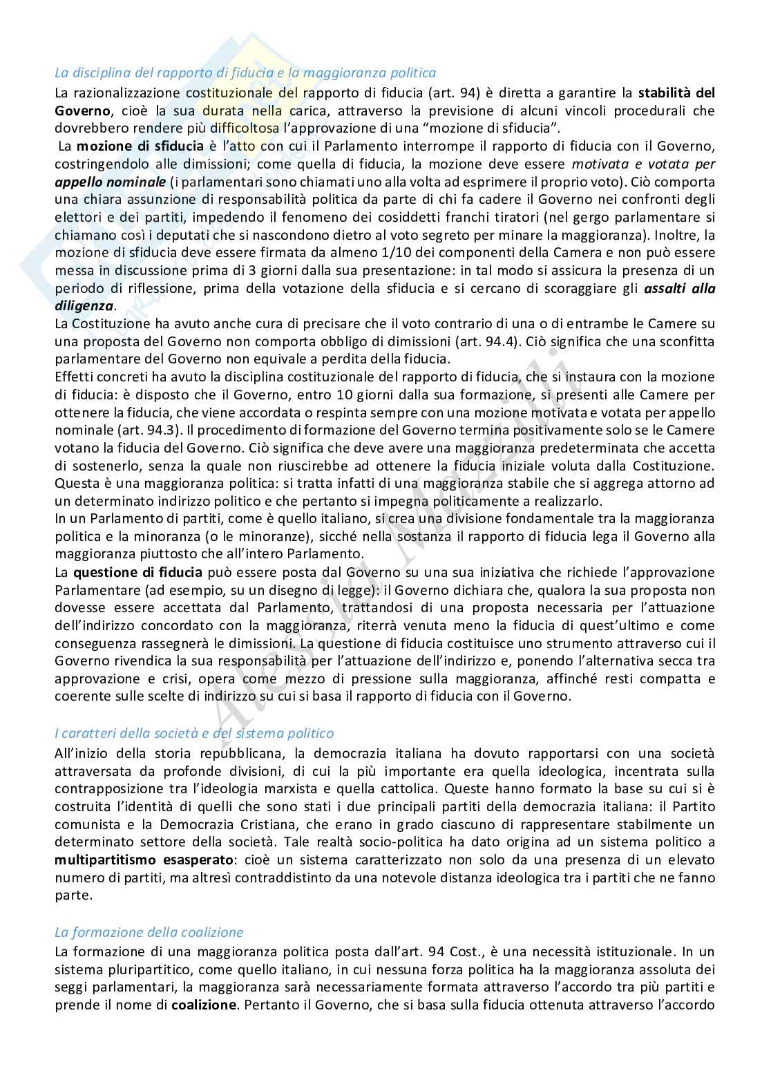 Riassunto esame Diritto Pubblico, Prof. Logroscino Pierdomenico, libro consigliato R.  Bin, G. Pitruzzella,  Diritto  pubblico,  Torino,  Giappichelli, 2016. , R. Bin e G. Pitruzzella Pag. 31