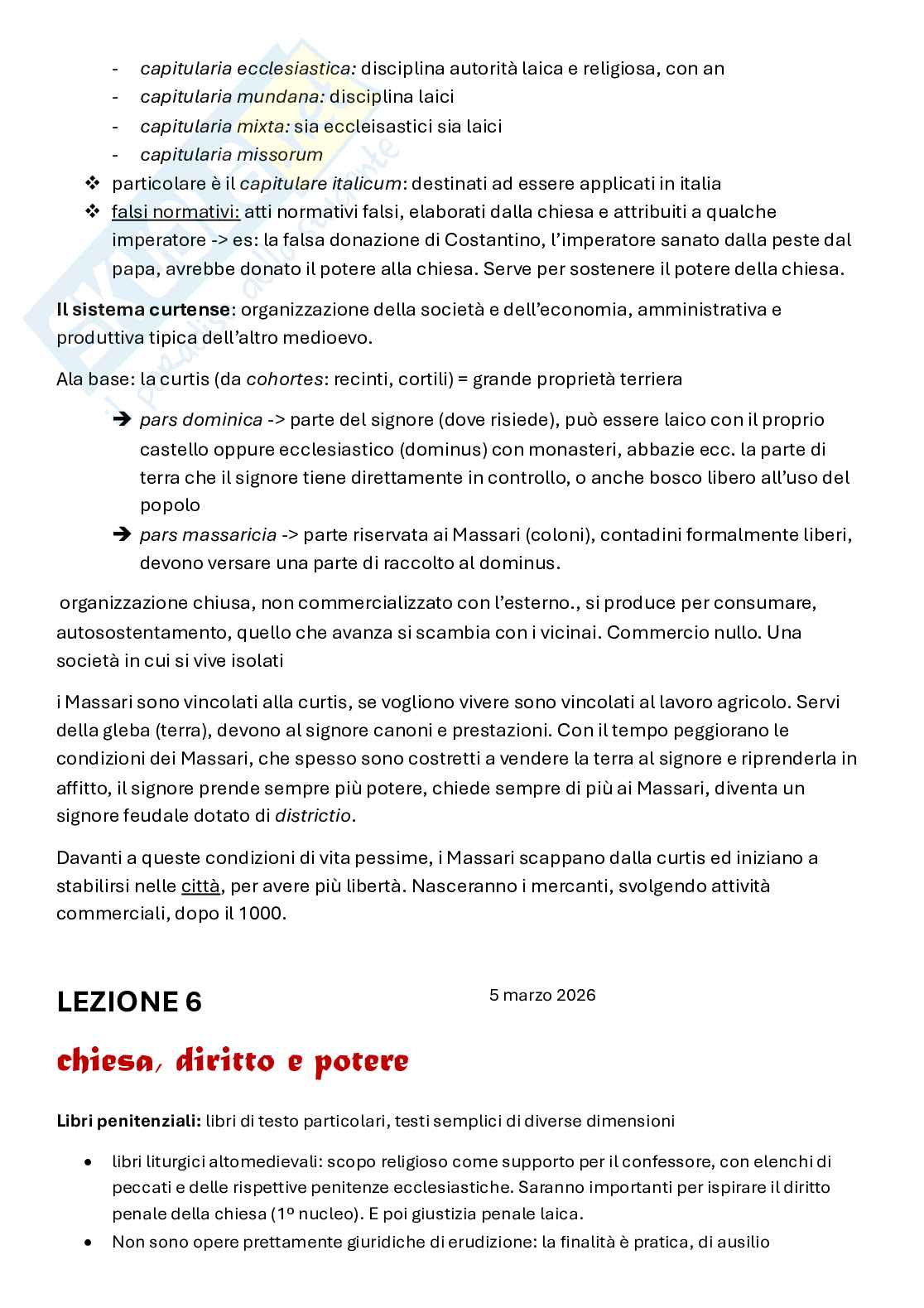 Appunti Storia del diritto medievale e moderno Pag. 6