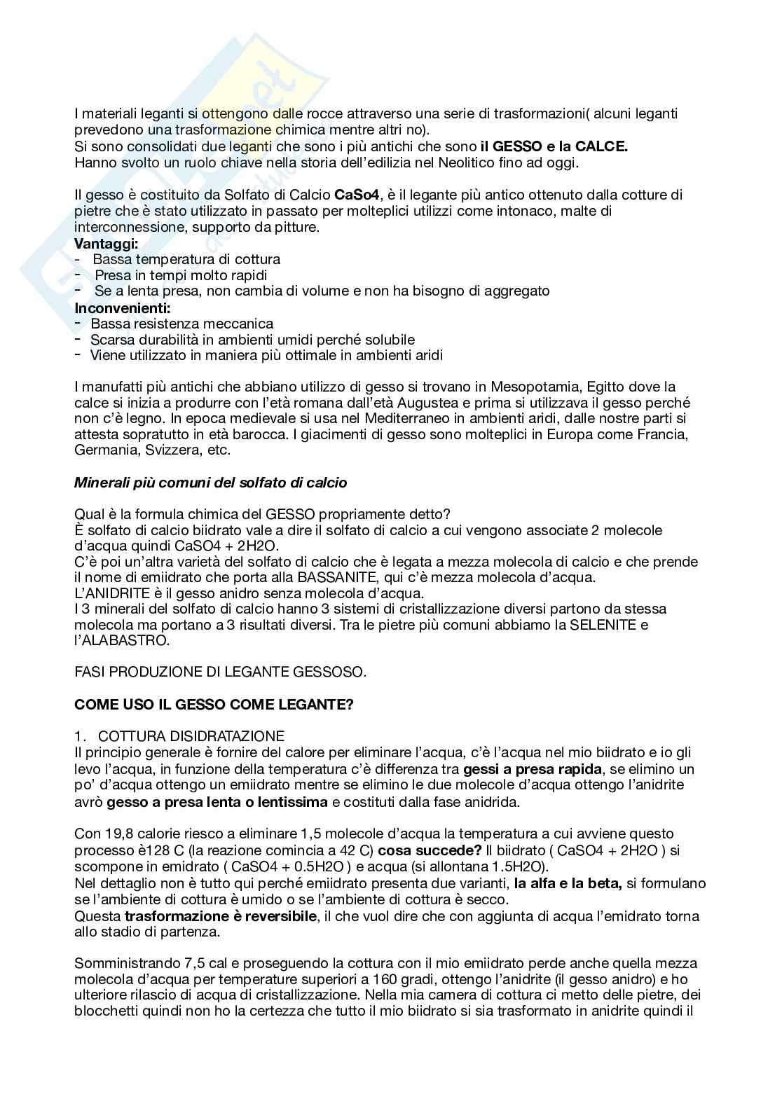 Appunti Restauro dell'architettura 1 Pag. 1