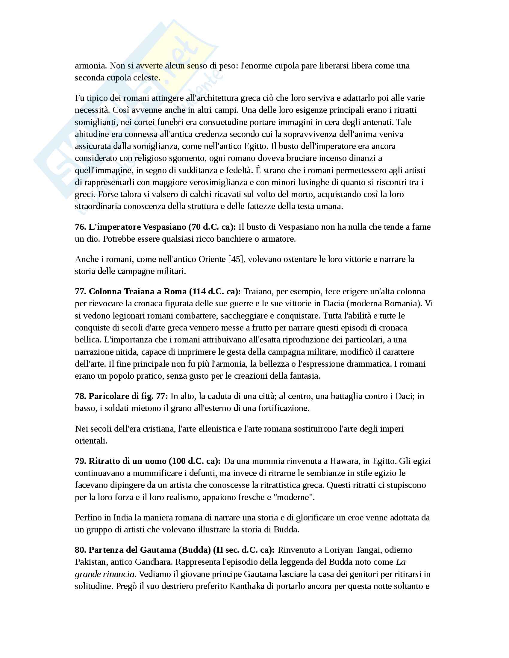 Riassunto esame di metodologia della ricarca storico-artistica, prof. Collareta, libro consigliato La storia dell'arte raccontata da Gombrich Pag. 16