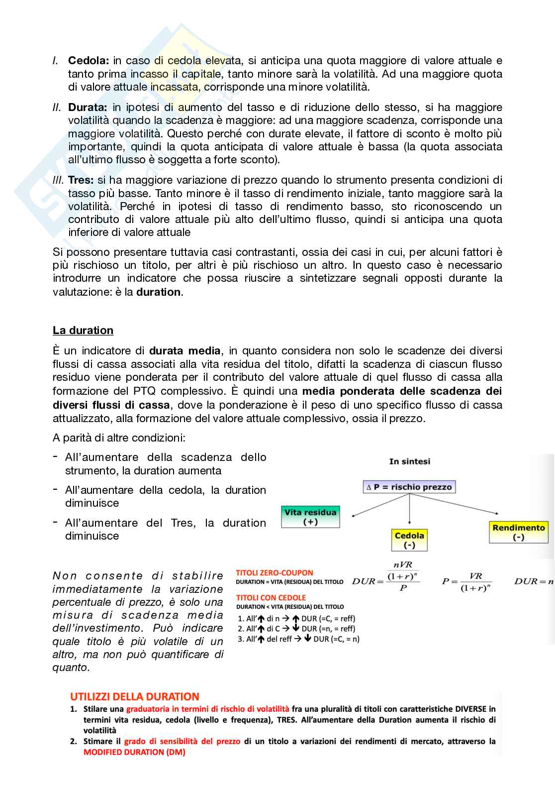Appunti di lezione economia del mercato mobiliare Pag. 61