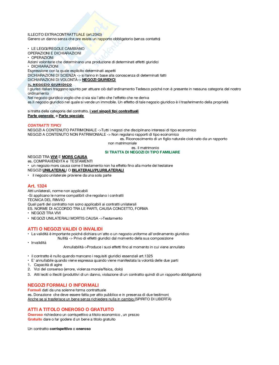 Riassunto esame Diritto privato, Prof. Bevivino Guglielmo, libro consigliato Corso di diritto privato, Giovanni Iorio Pag. 6