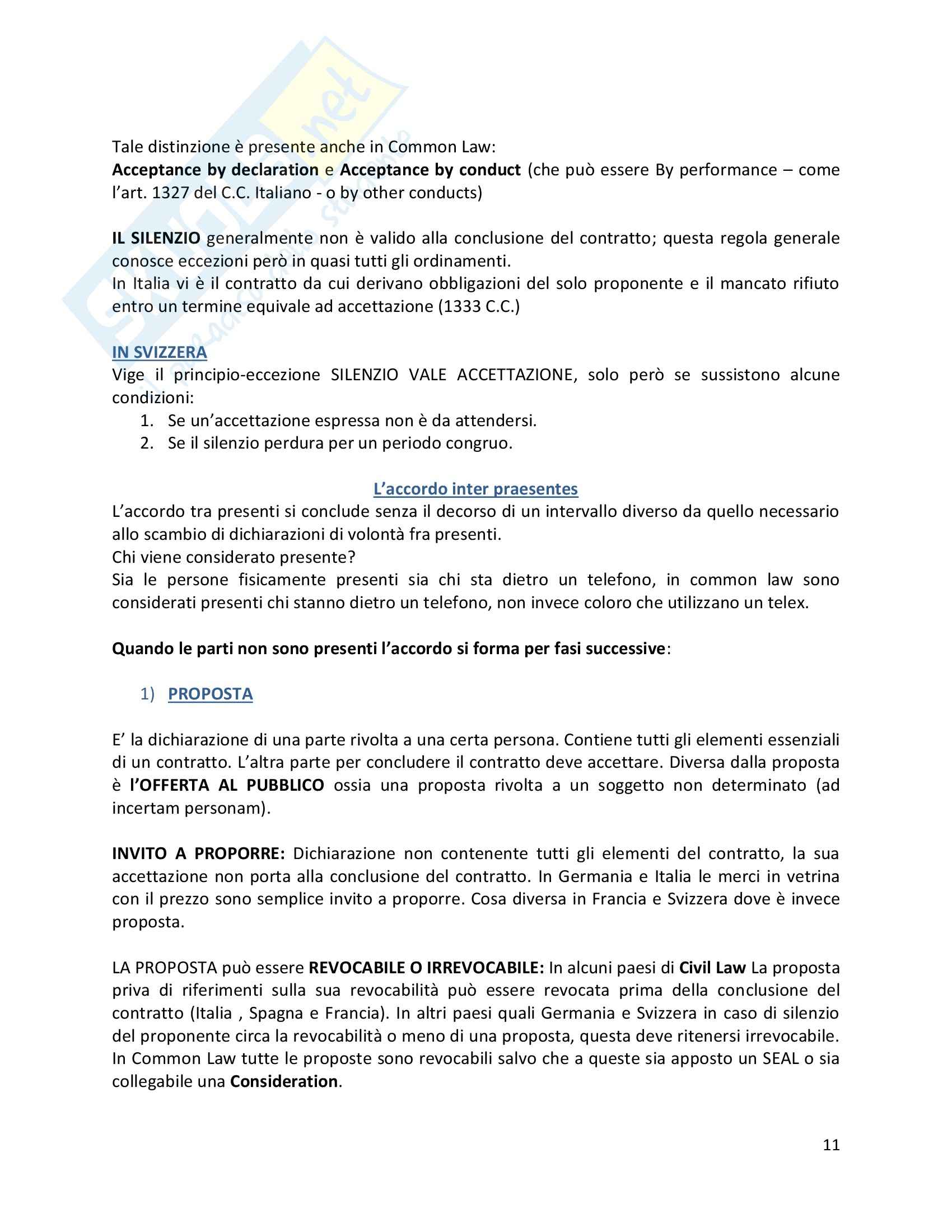 Riassunto esame Diritto Privato Comparato, prof. Timoteo, libro consigliato Atlante di Diritto Privato Comparato di Galgano Pag. 11