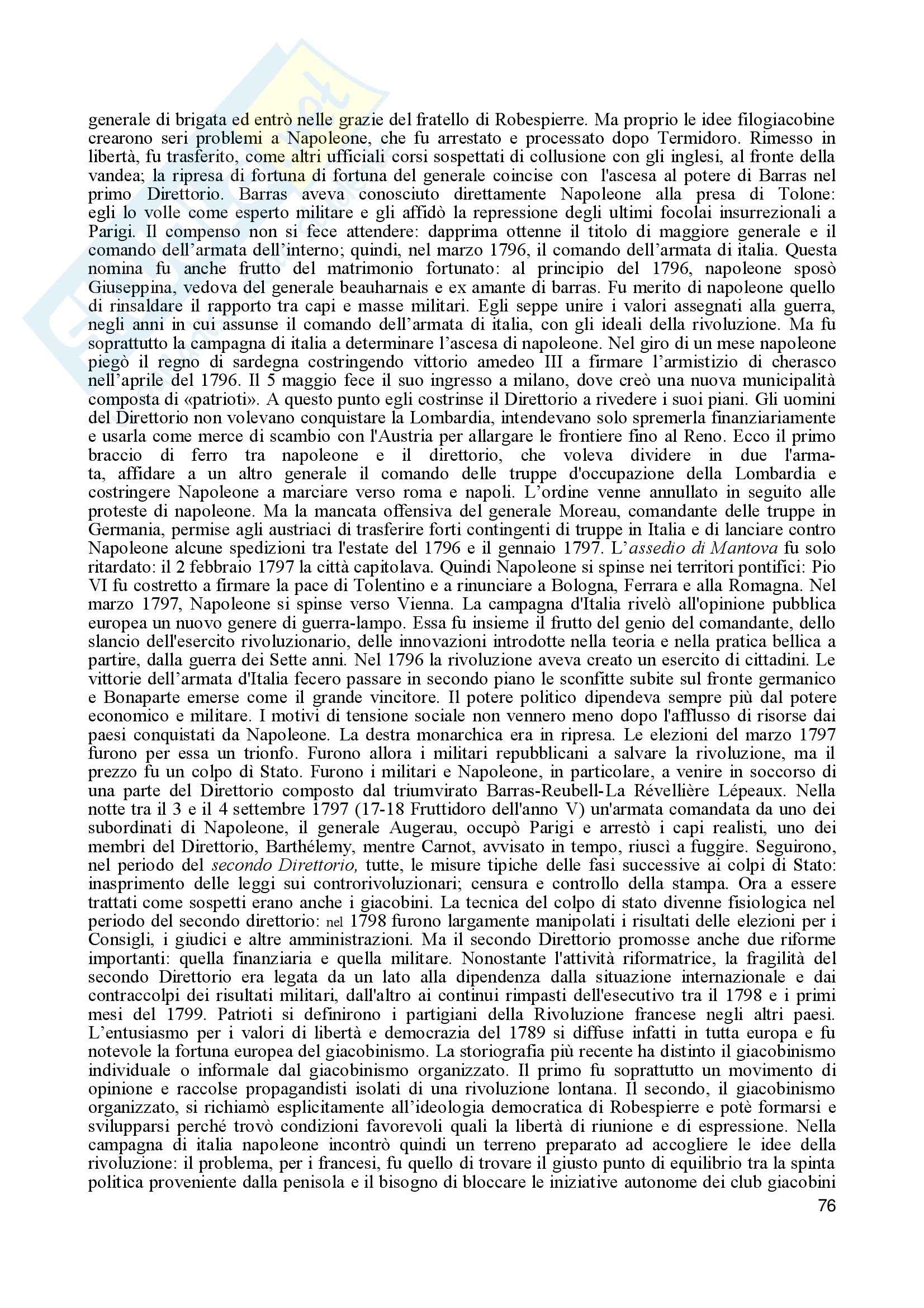 Storia moderna Pag. 76