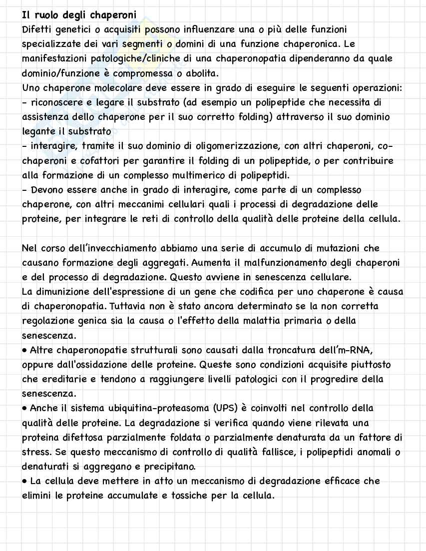 Funzioni e dinamica delle proteine intracellulari Pag. 36