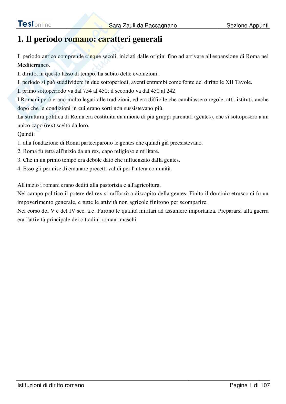 Istituzioni di diritto romano Pag. 2