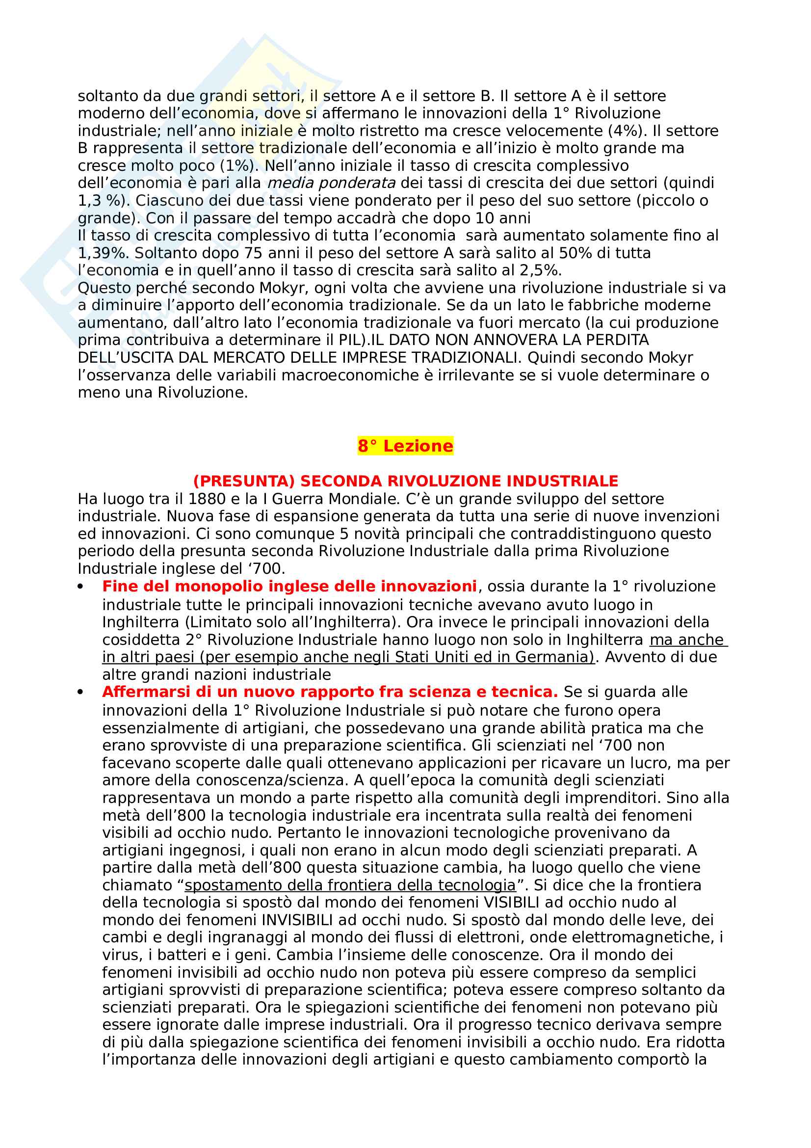 Appunti completi di Storia economica Pag. 16