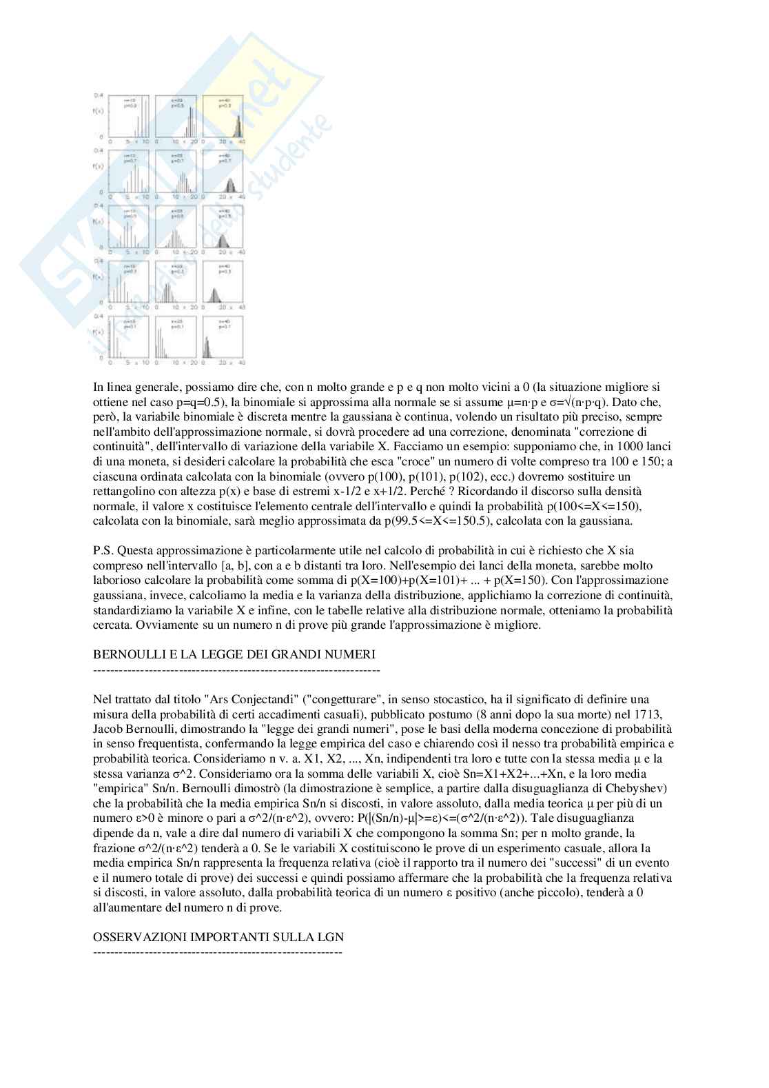 Probabilità e processi stocastici Pag. 21