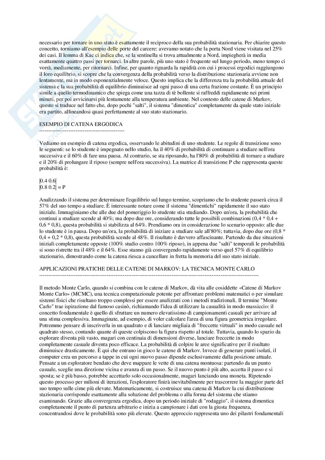 Probabilità e processi stocastici Pag. 31