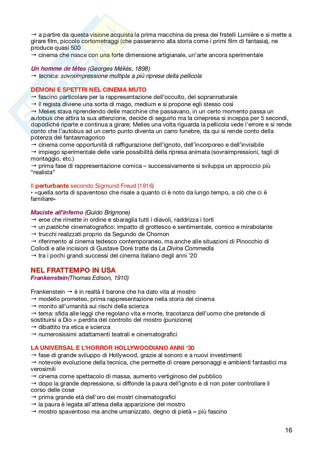 Appunti per l'esame di Cinema e società   Pag. 16