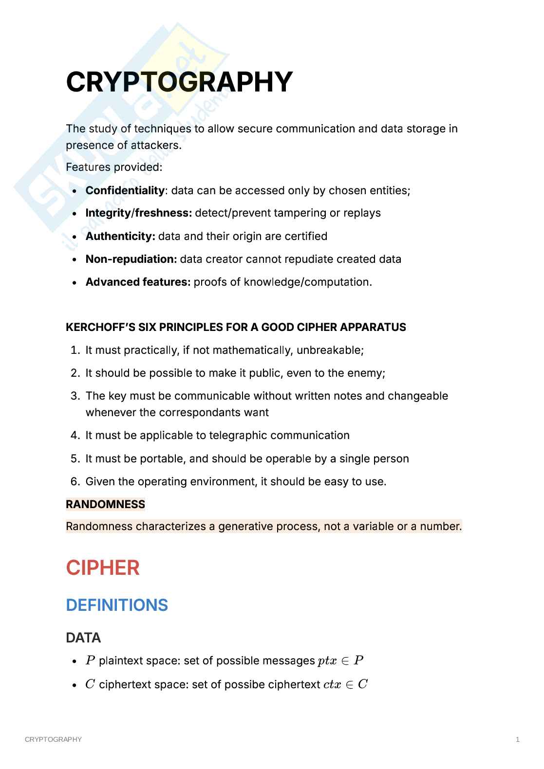 Computer security - Appunti Pag. 2