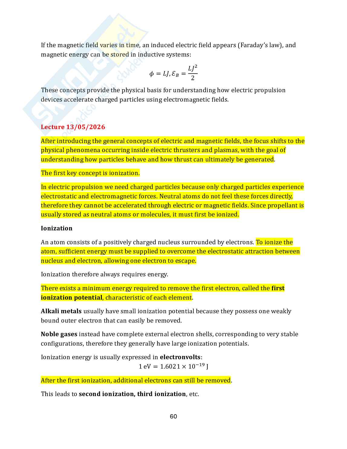 Introduction to space systems - Appunti Pag. 61