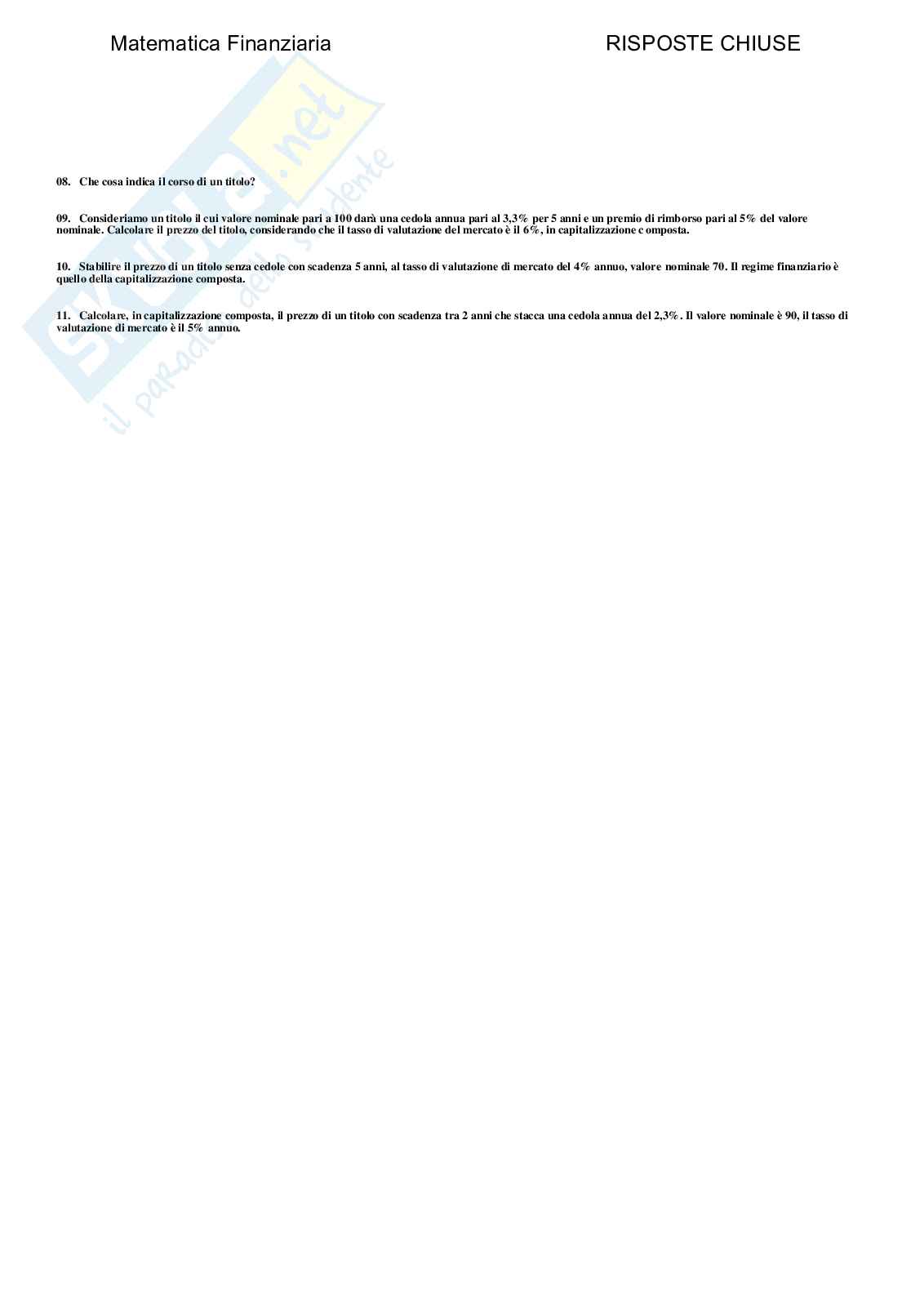 Matematica finanziaria - Paniere compilato  Pag. 36