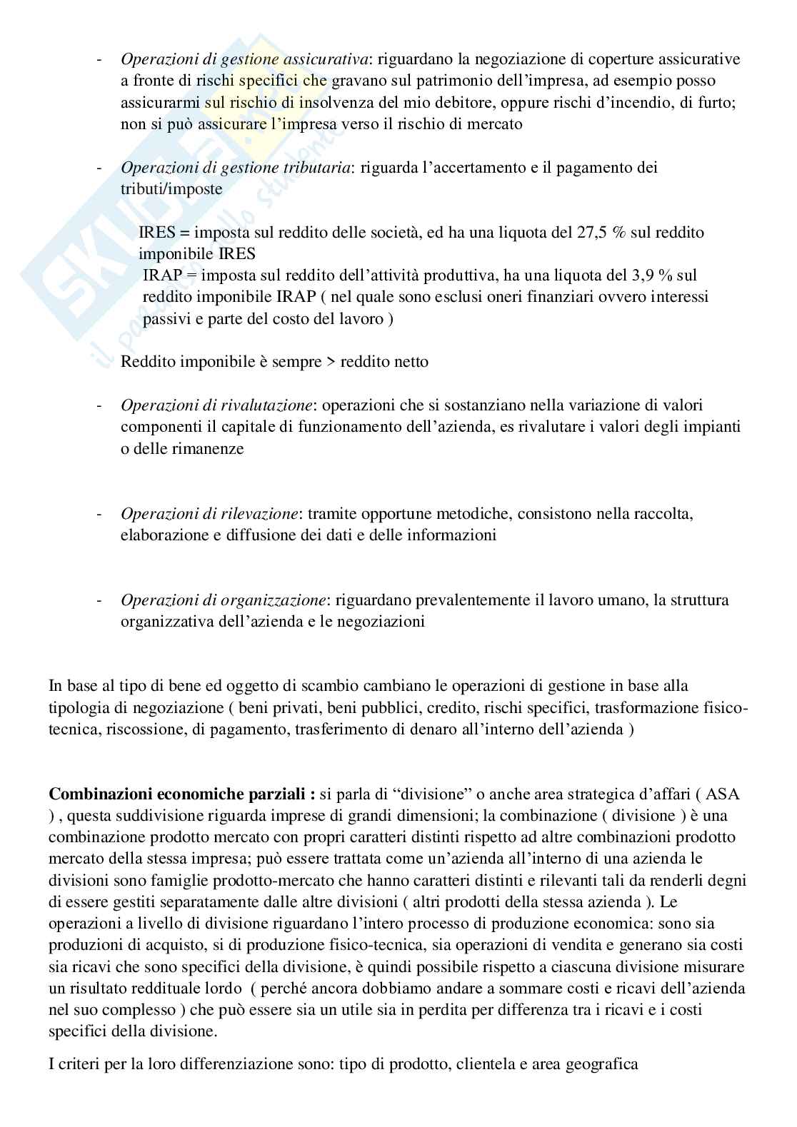 Economia Aziendale UCSC - CLERICI Pag. 26