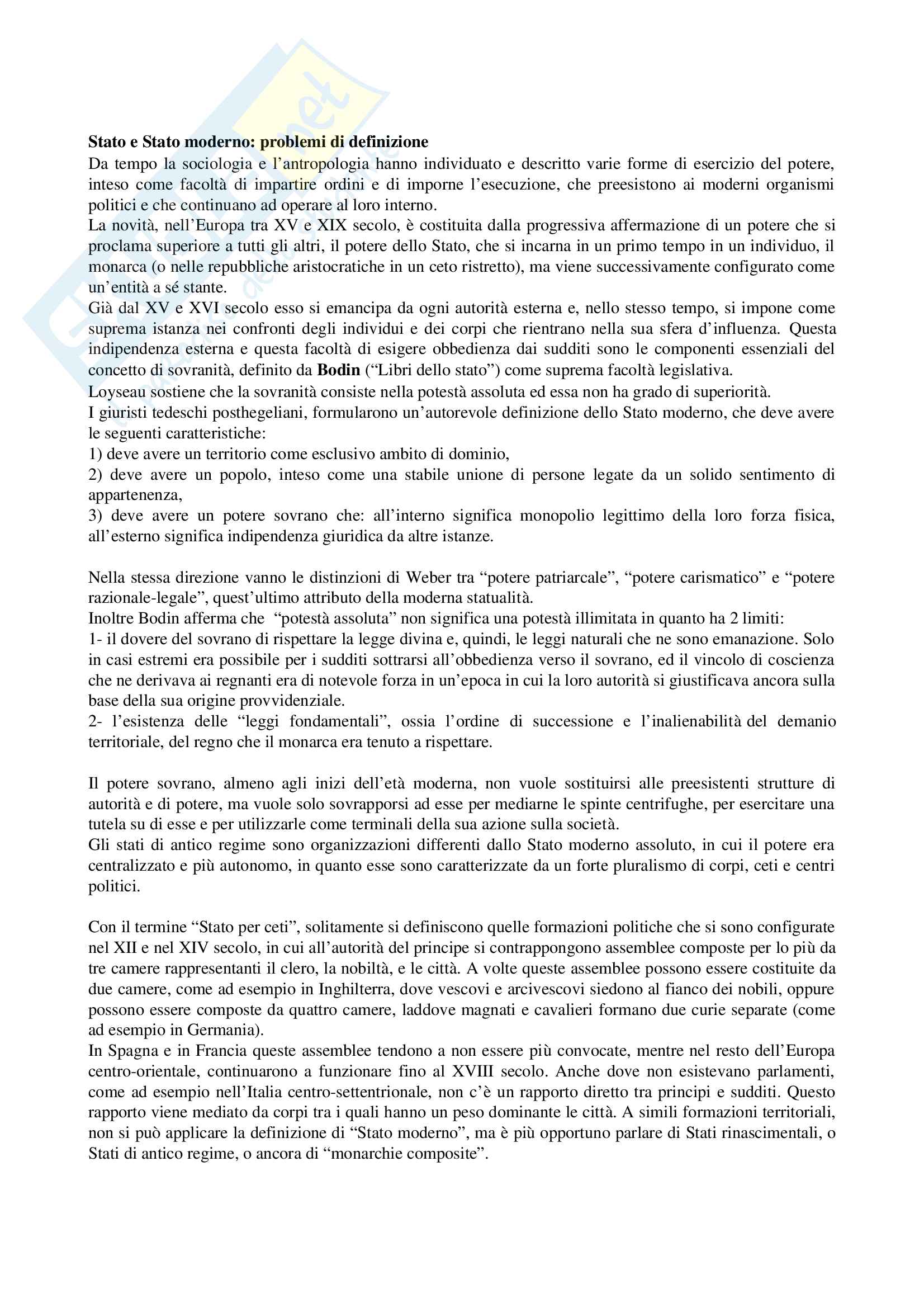 Riassunti Storia Moderna I, prof Di Nepi Pag. 11