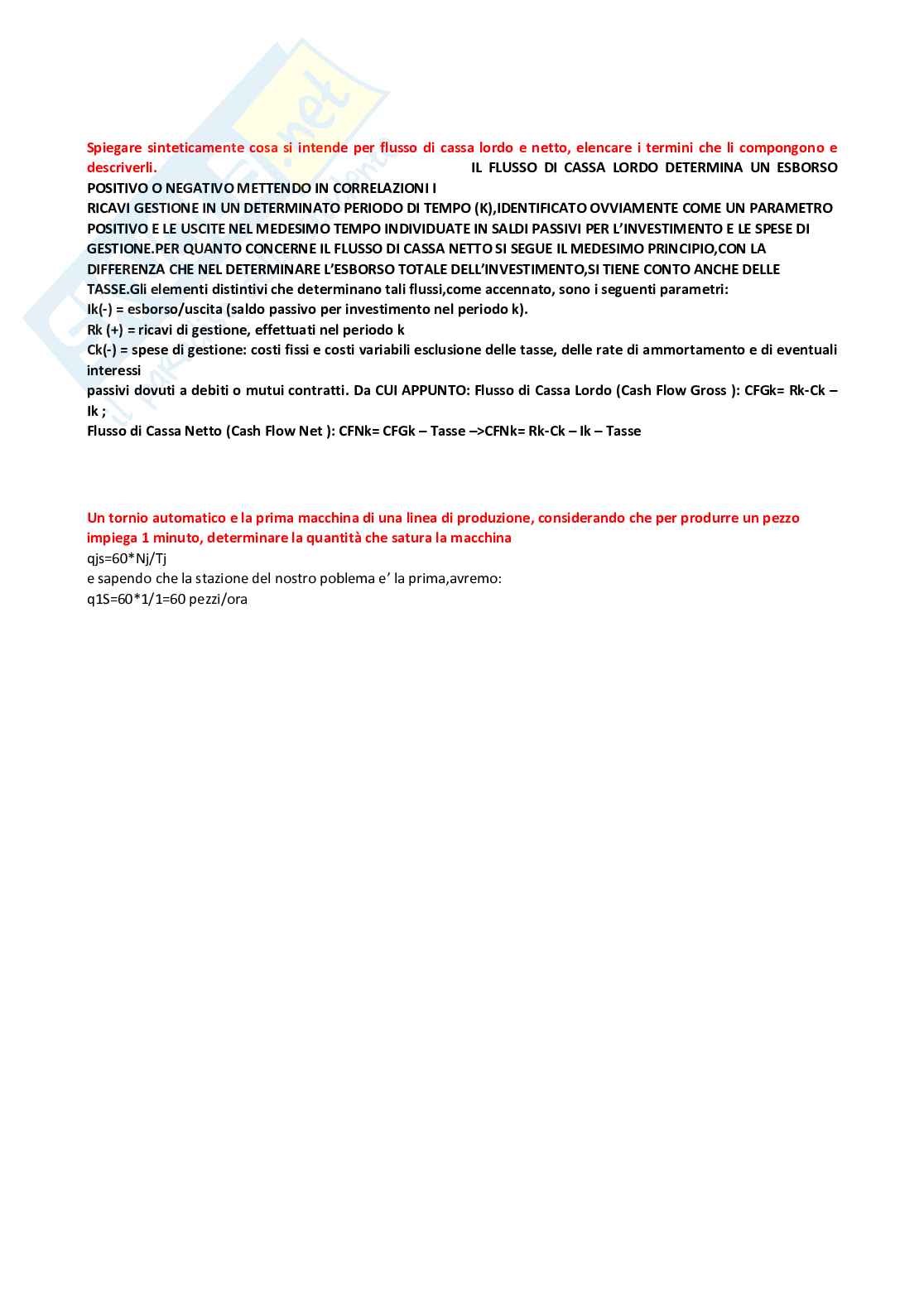 Paniere svolto e corretto Meccanica applicata e progettazione Pag. 71