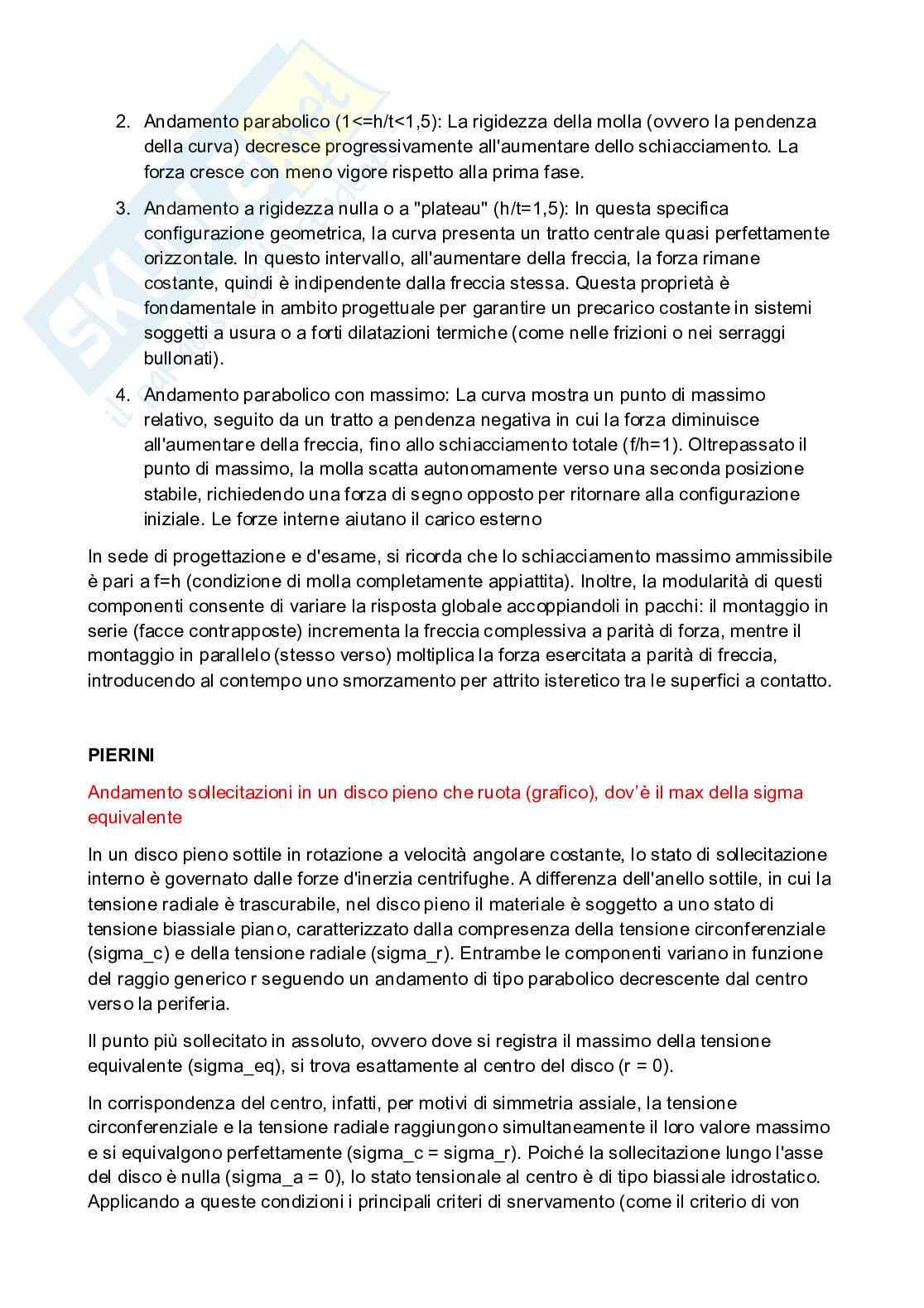 Domande svolte esame Costruzione di macchine Pag. 6