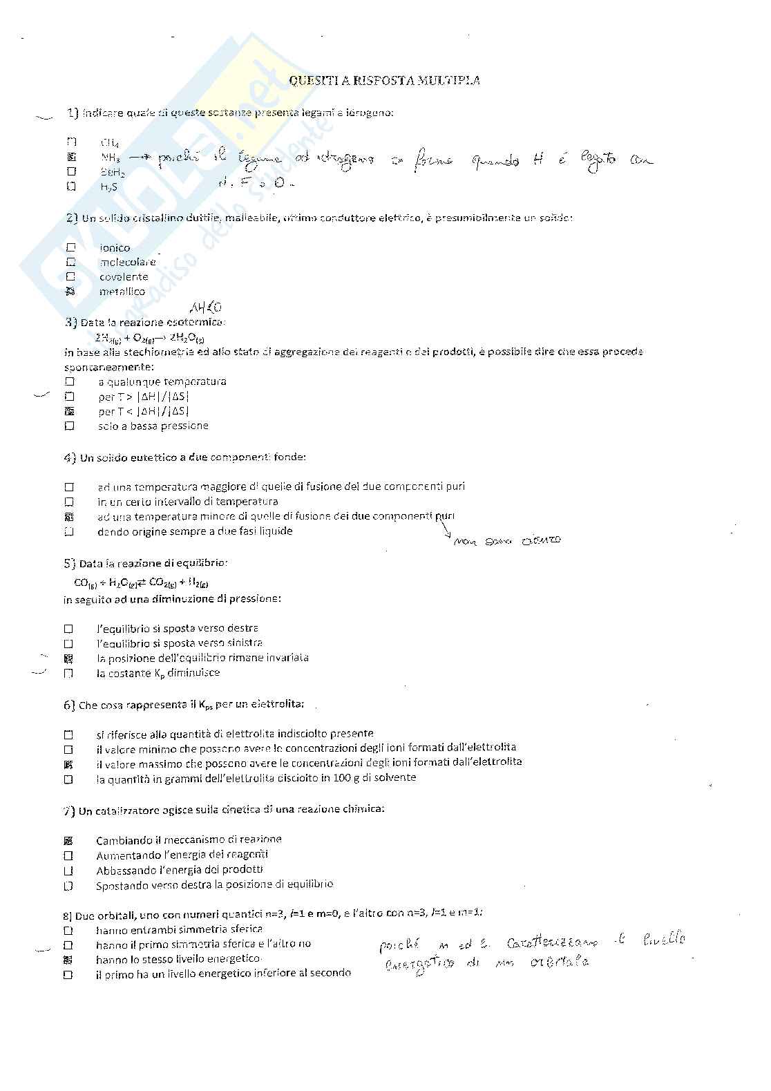Esercizi svolti di Chimica Pag. 31