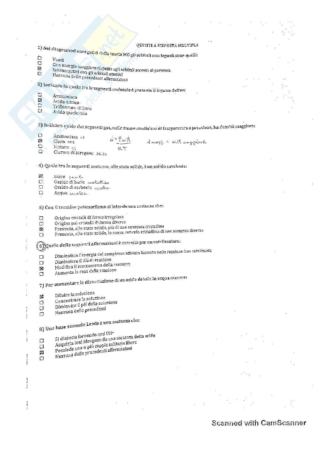 Esercizi svolti di Chimica Pag. 61
