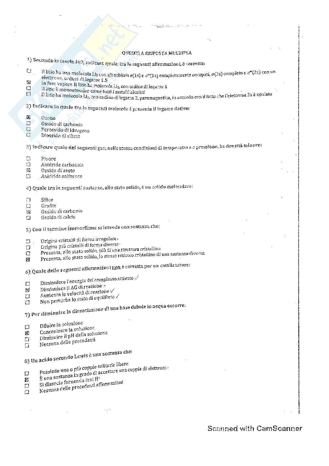 Esercizi svolti di Chimica Pag. 71