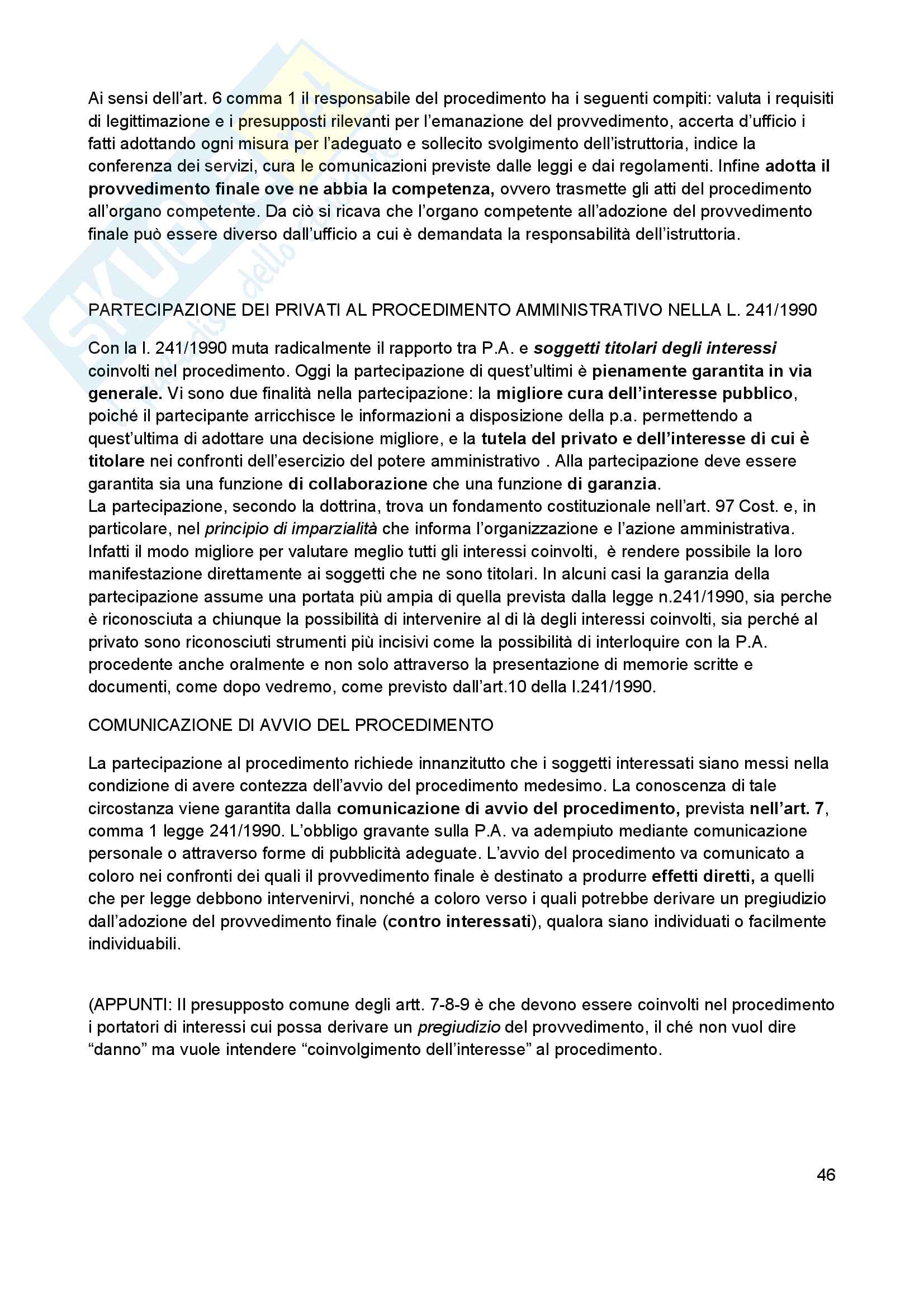 Appunti personali sul Diritto amministrativo 2015 Pag. 46